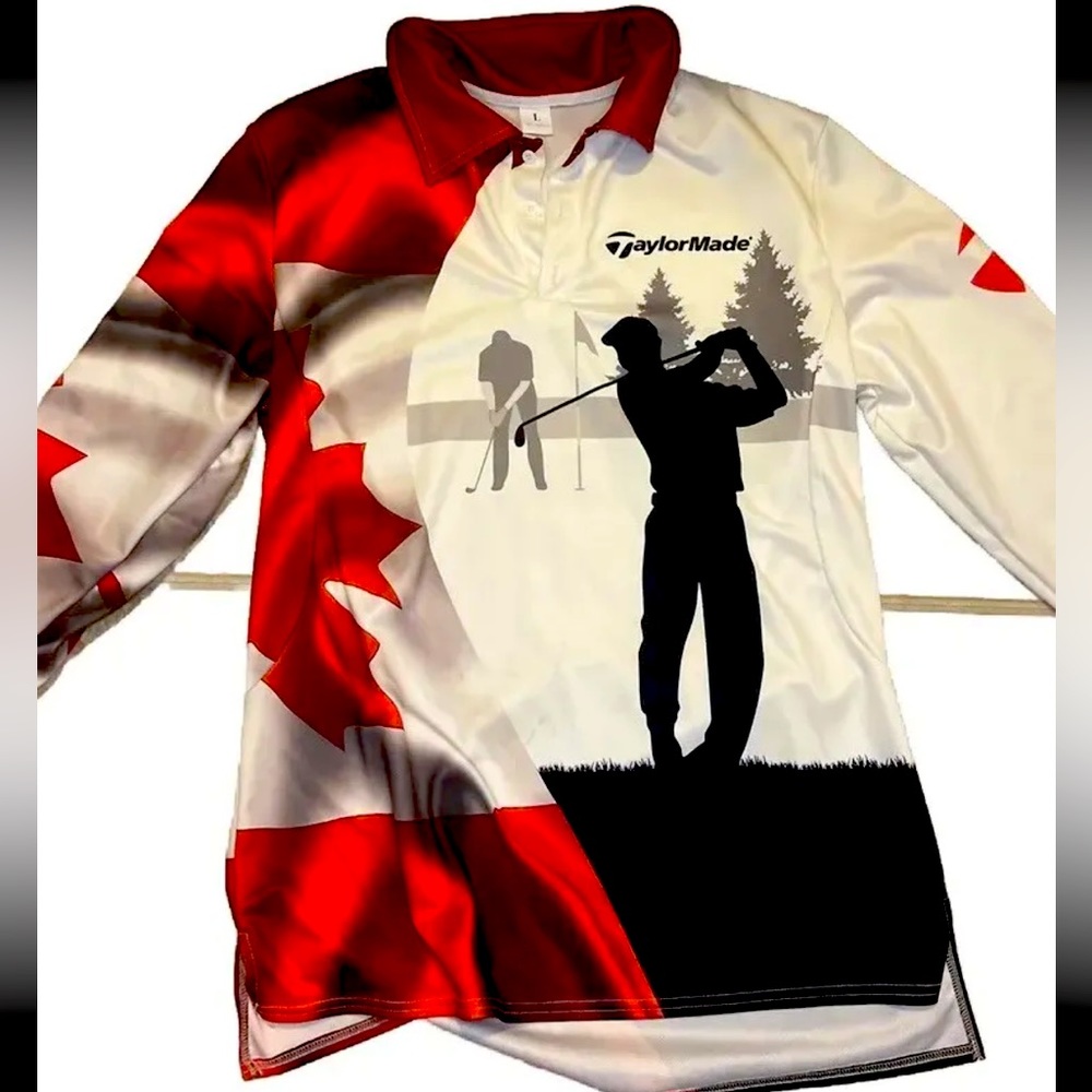 Canadian Taylor made golf shirt size large